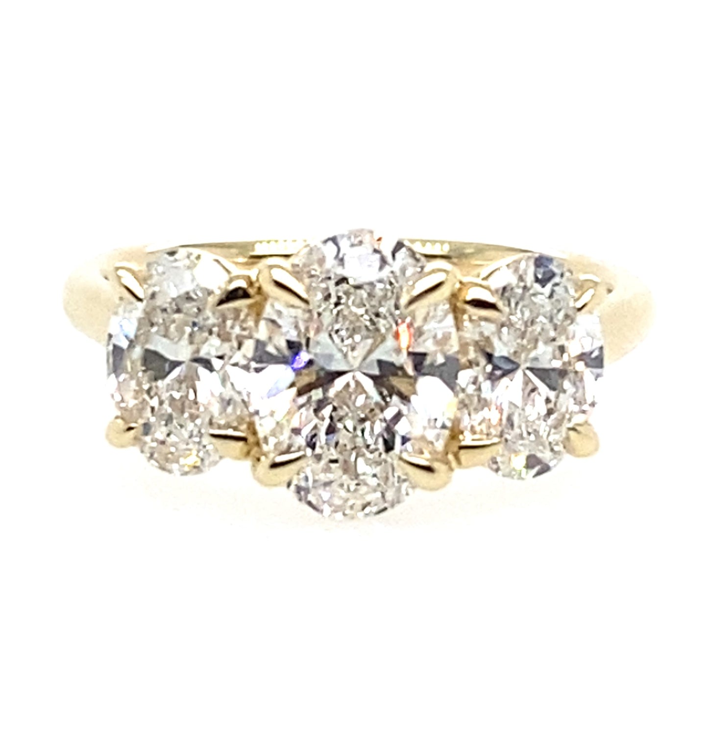 9ct Yellow Gold Diamond Ring