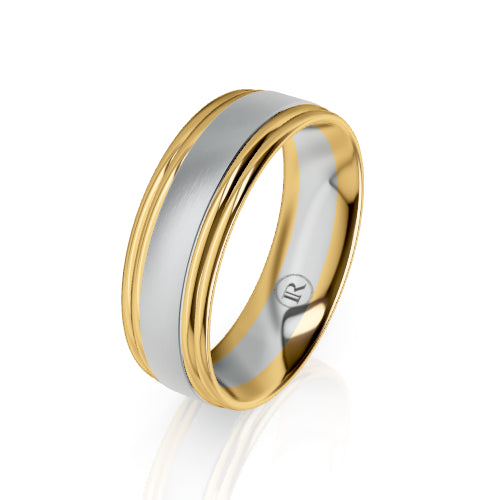 9ct Yellow Gold & Titanium Wedder