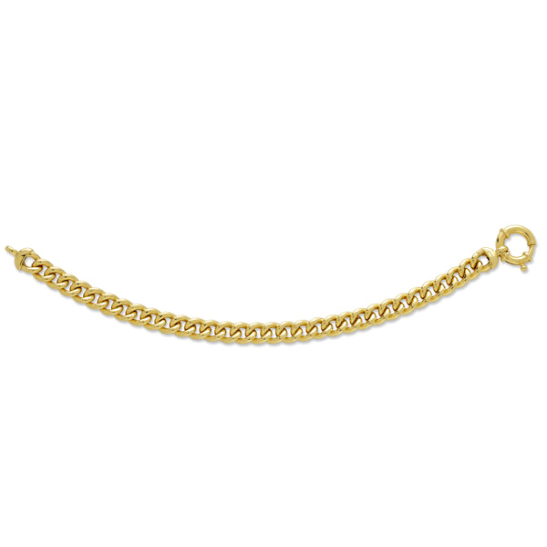 9ct Yellow Gold Curb bracelet