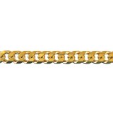 9ct Yellow Gold Gents Curb Bracelet