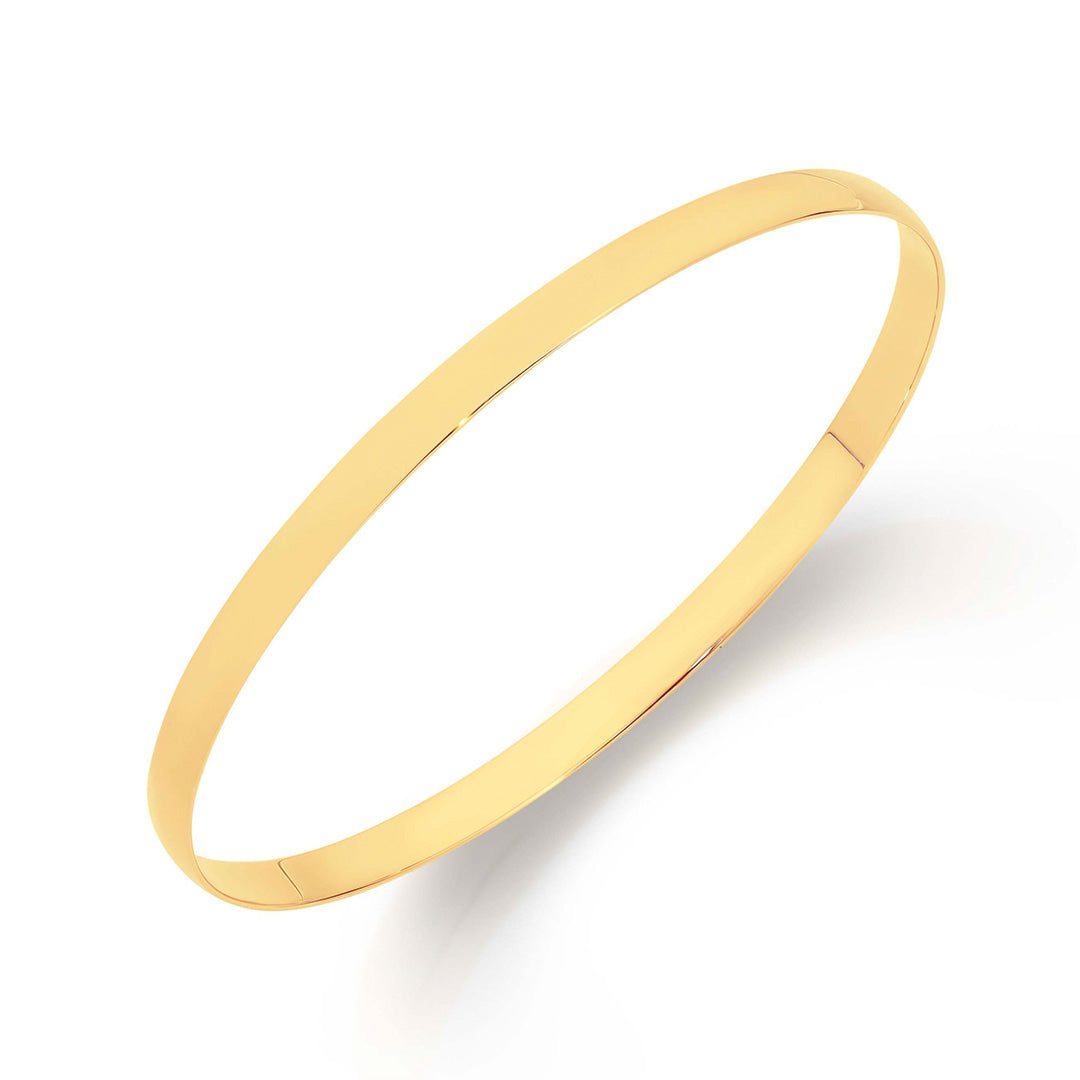 9ct Yellow Gold Solid Bangle