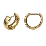 9CT YG PLAIN HUGGIE