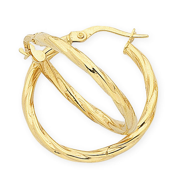 9ct Yellow Gold Hoops