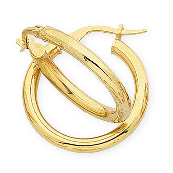 9ct Yellow Gold Hoops