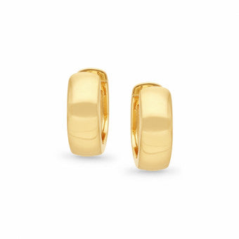 9ct Yellow Gold Huggies