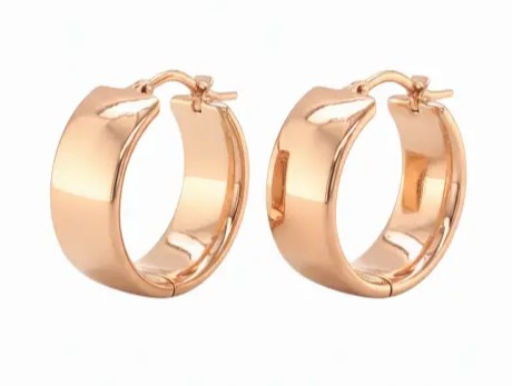 9ct Rose Gold Hoops