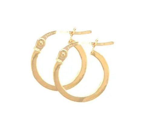 9ct Yellow Gold Hoops