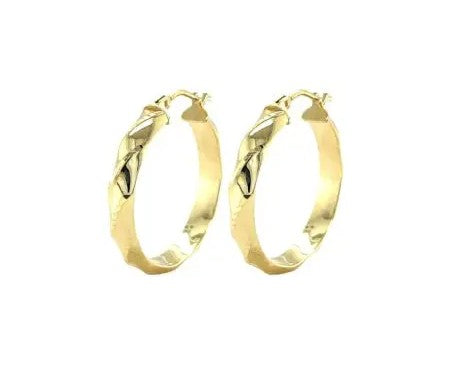9ct Yellow Gold Hoops