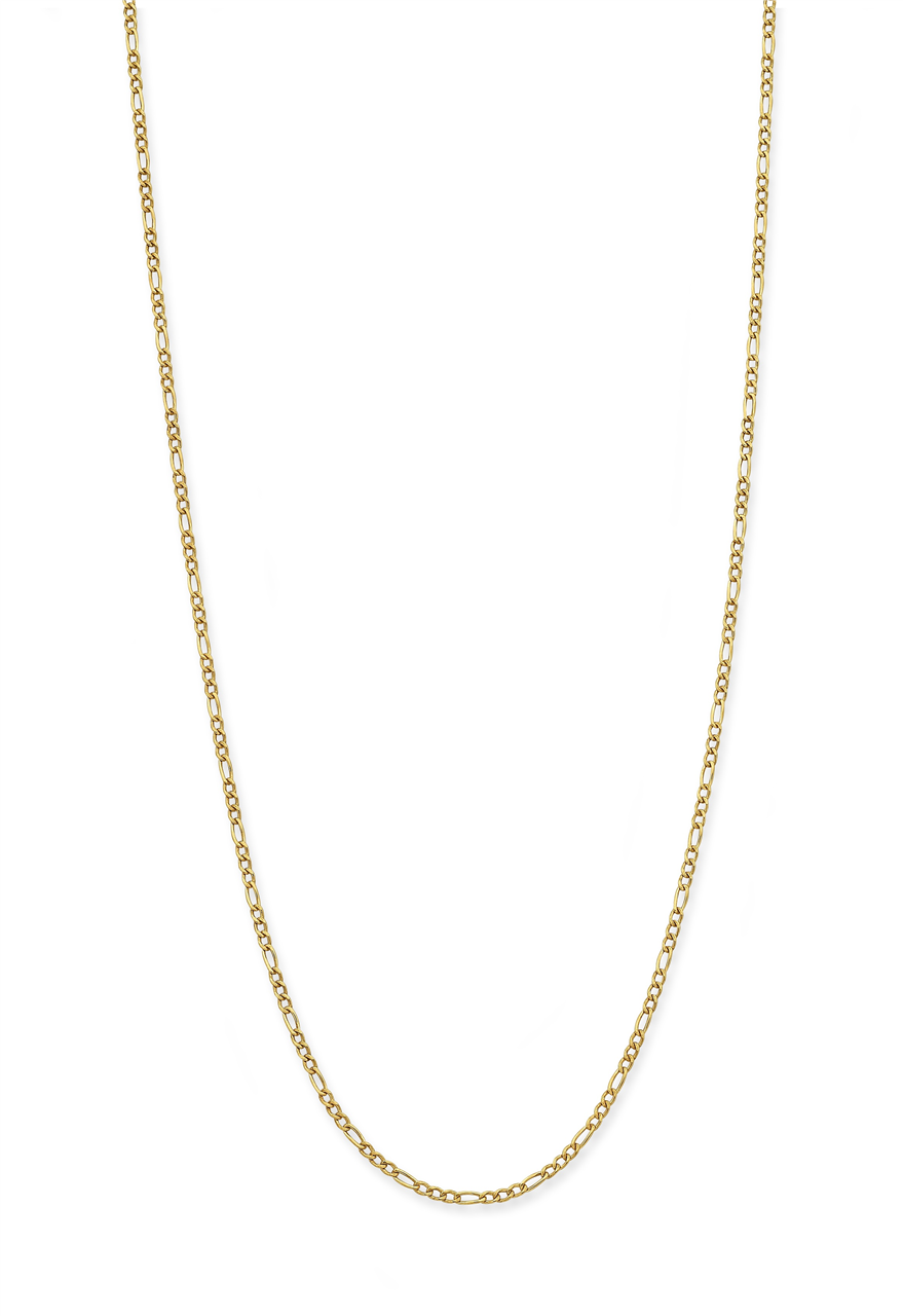 9ct Yellow Gold Figaro Chain | 40cm