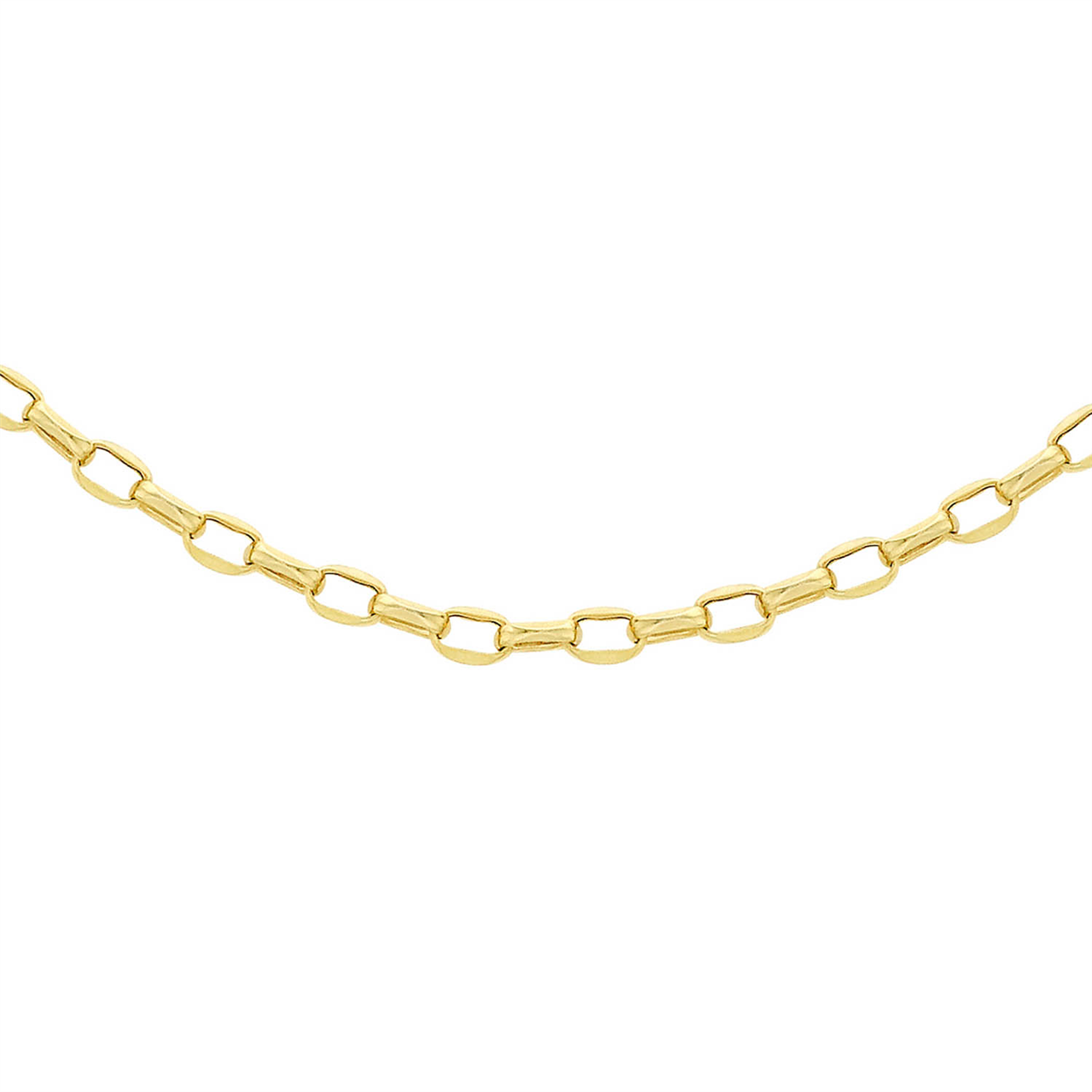 9ct Yellow Gold Belcher Chain | 50cm