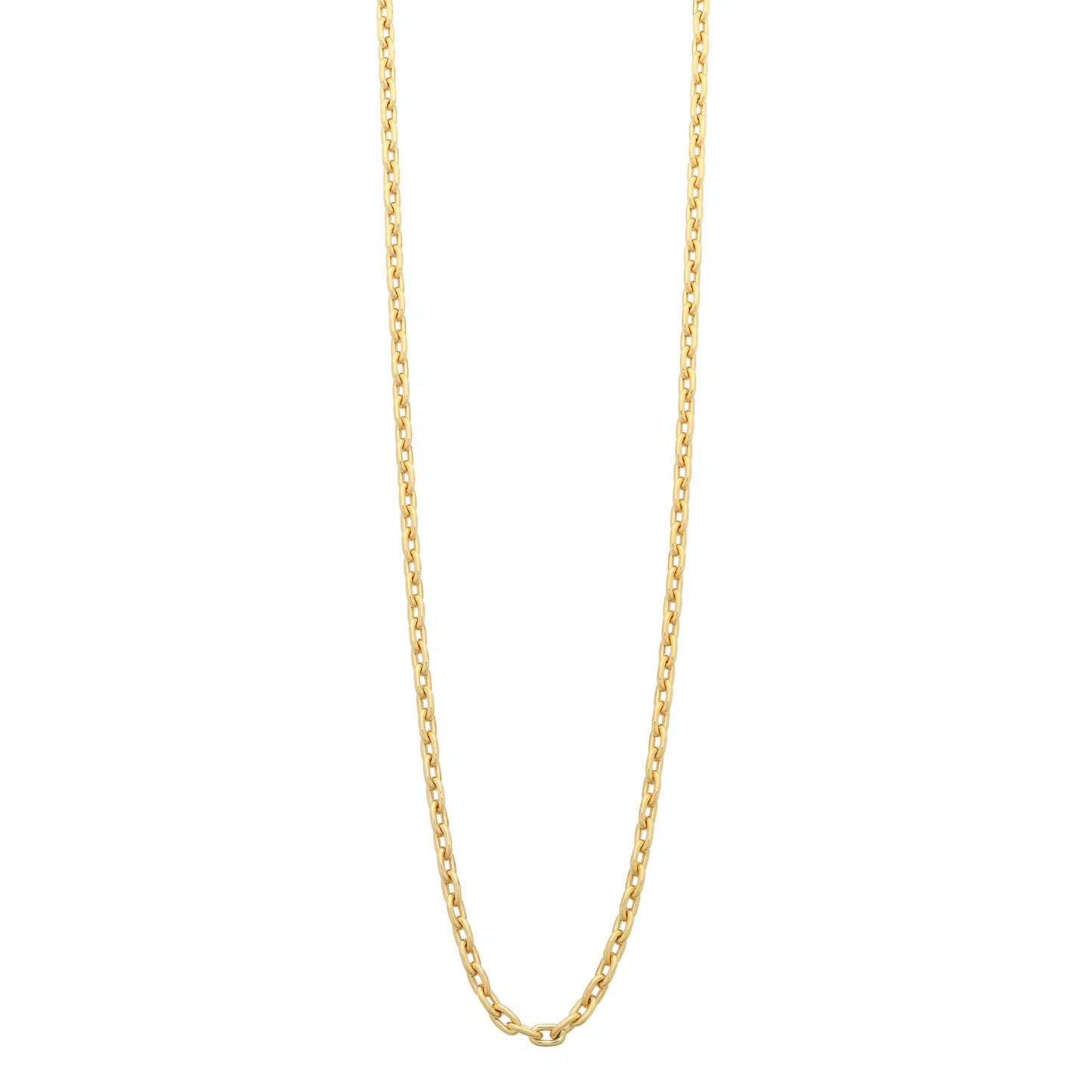 9ct Yellow Gold Cable Link Chain | 50cm