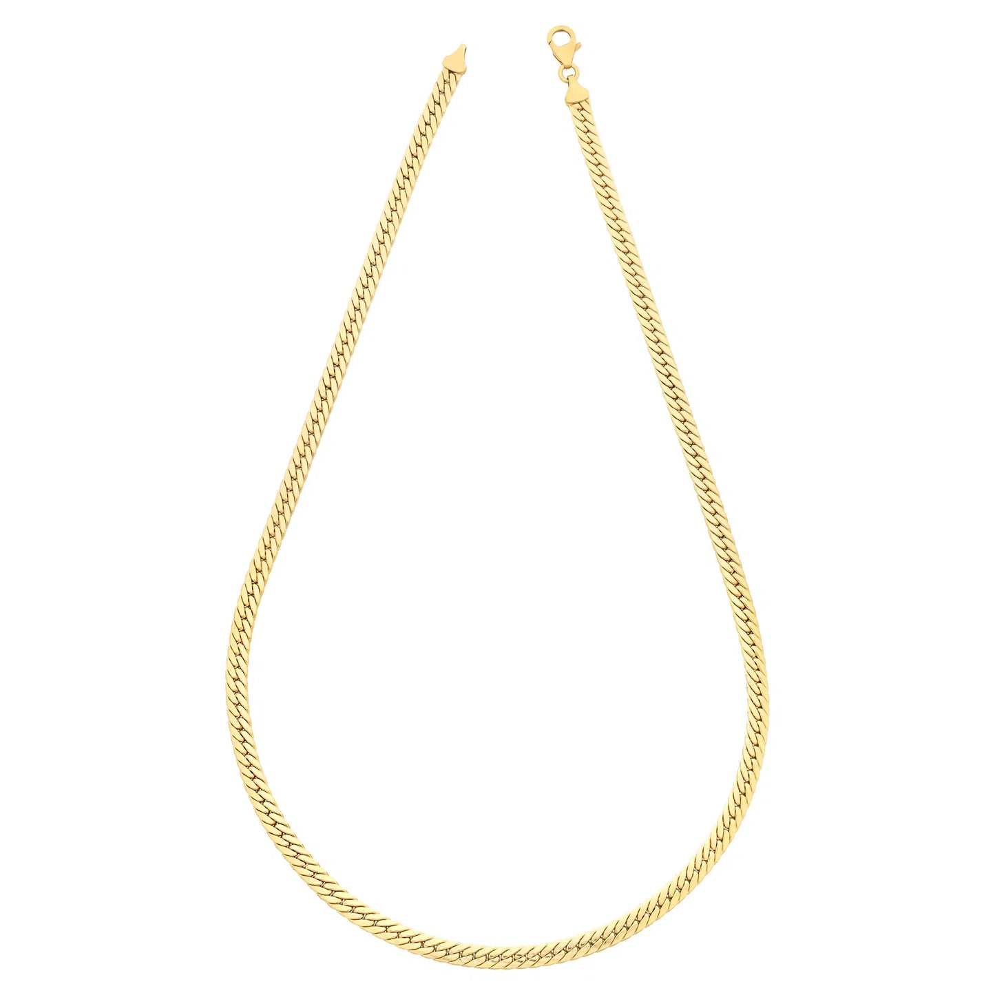 9ct Yellow Gold Silver Filled Chain