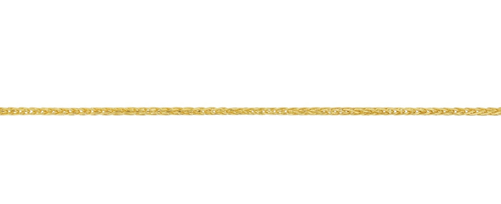 9ct Yellow Gold Solid Chain Slider
