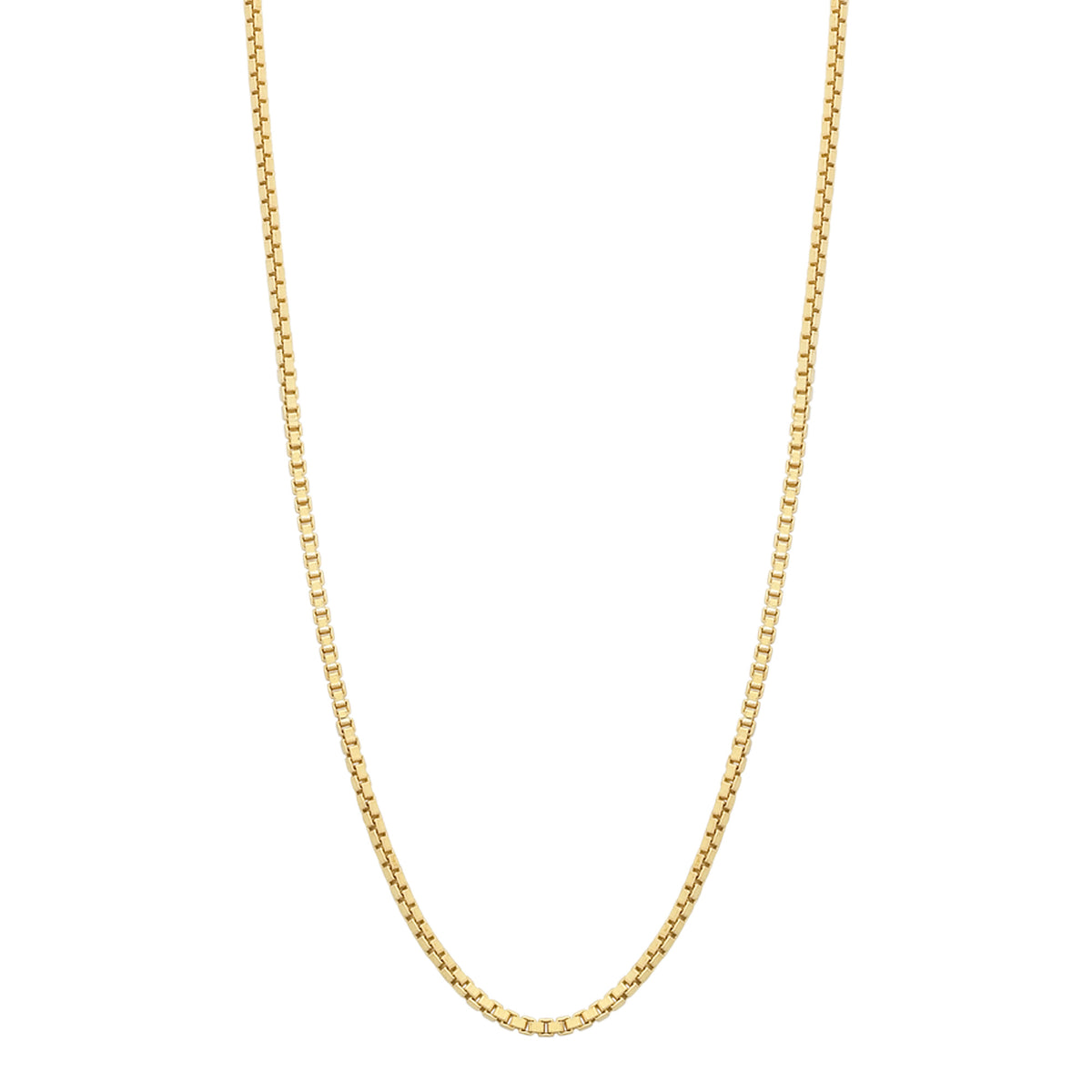 9ct Yellow Gold Silver Filled Chain