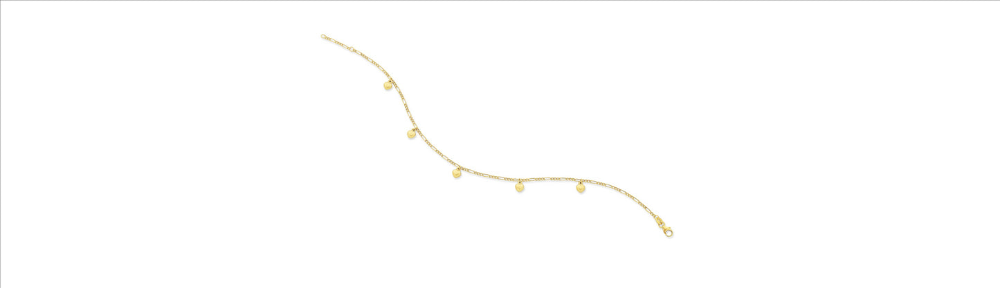 9ct Yellow Gold Anklet