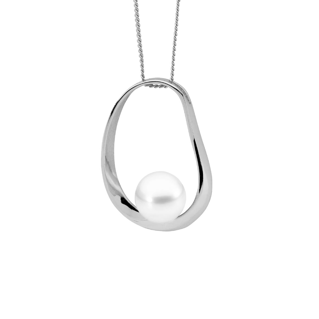 Sterling Silver Pendant w/Freshwater Pearl