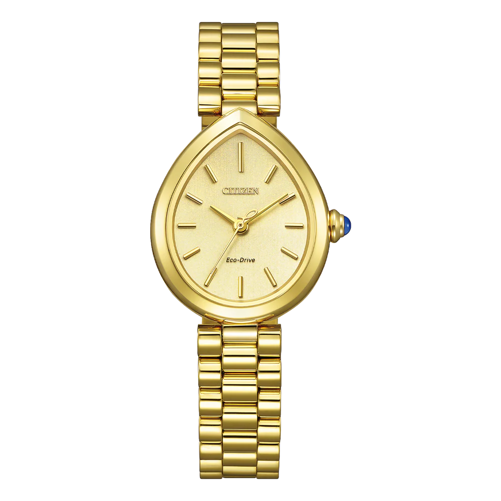 Ladies Teardrop Eco Drive Watch