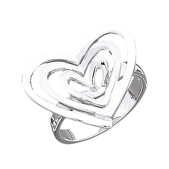 Sterling Silver Heart Ring