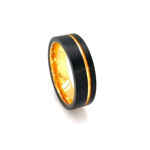 Gents Tungsten Ring | Two Tone