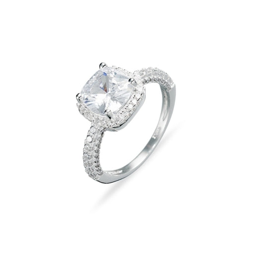 Sterling Silver Cubic Zirconia Ring