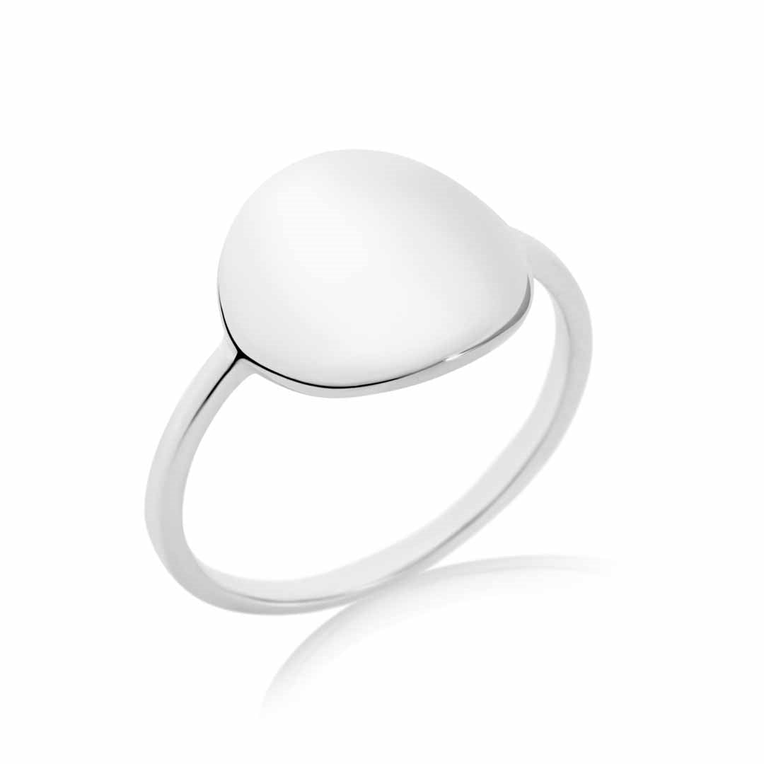 Sterling Silver Disc Ring