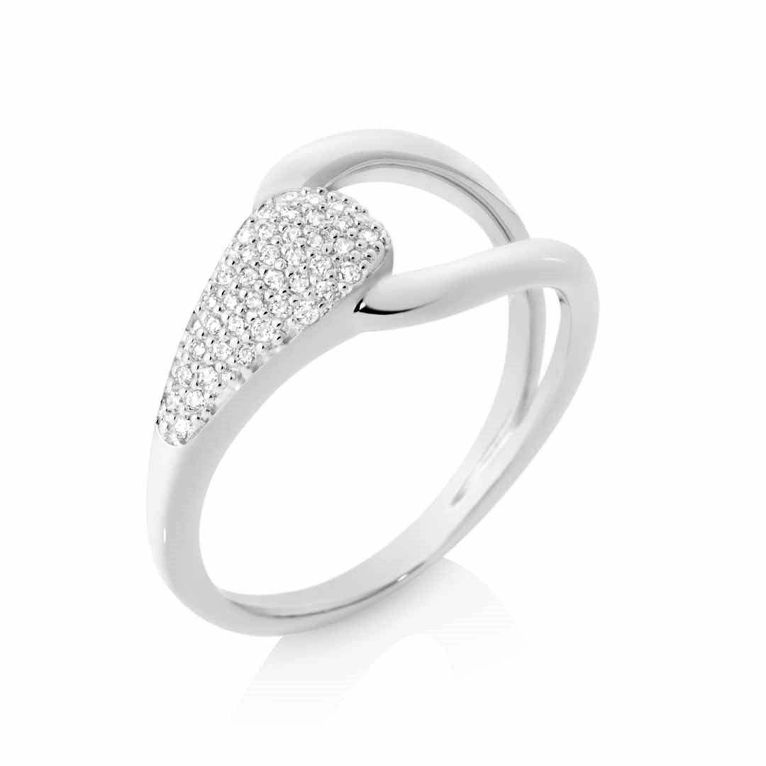 Sterling Silver Cubic Zirconia Ring