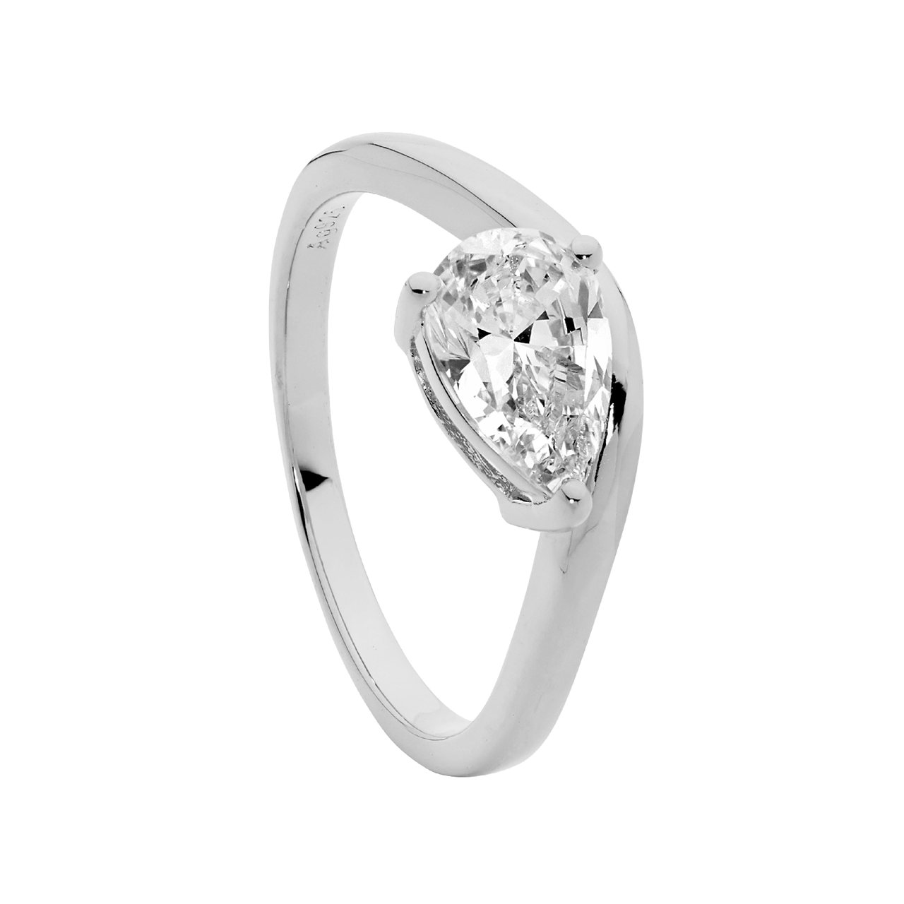Sterling Silver Cubic Zirconia Ring