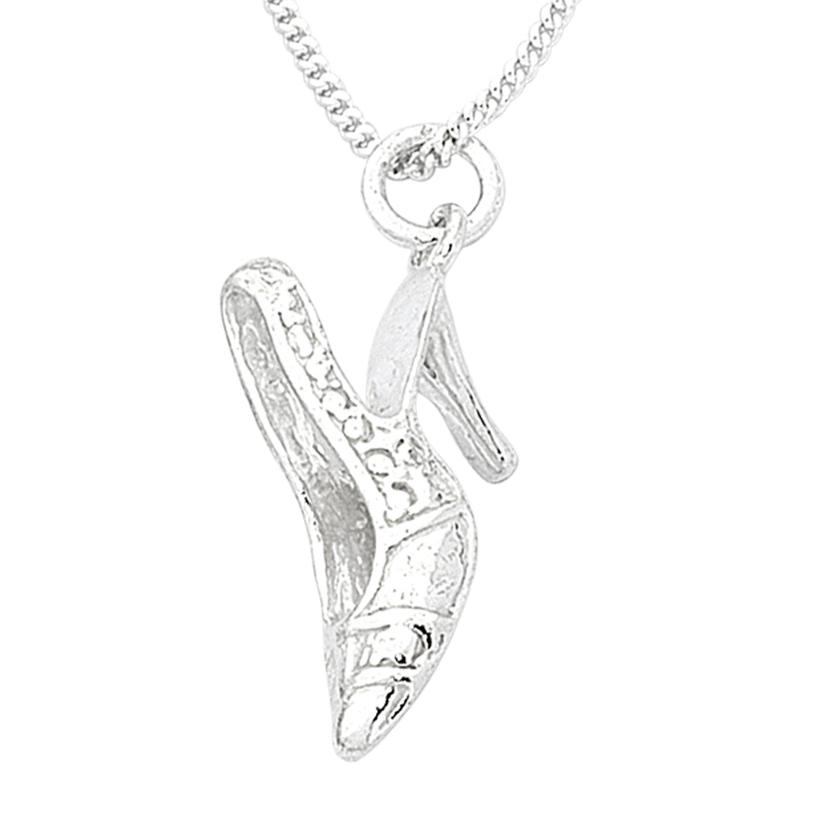 Sterling Silver Shoe Pendant