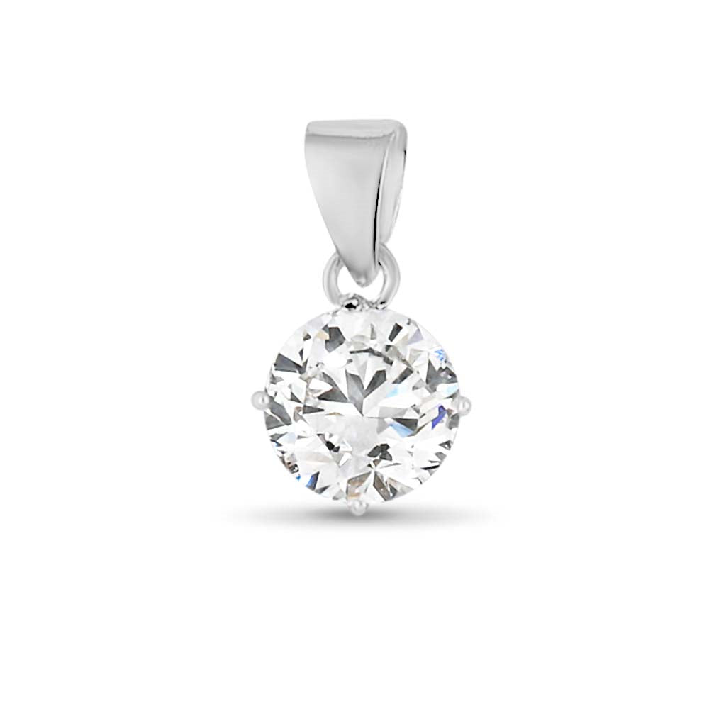 Sterling Silver Cubic Zirconia Pendant