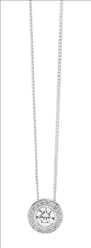 Sterling Silver Cubic Zirconia Pendant