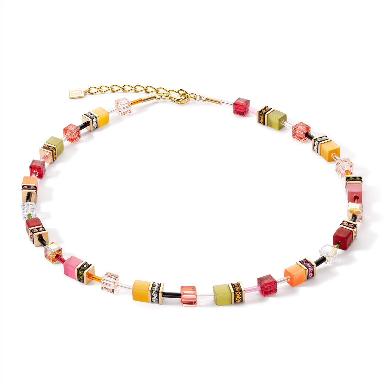 Coeur de Lion Geo-Cube Necklace