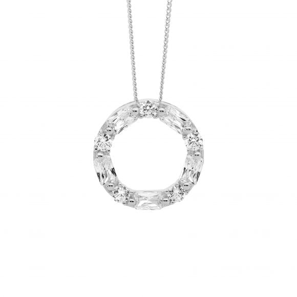 Sterling Silver Open Circle Pendant