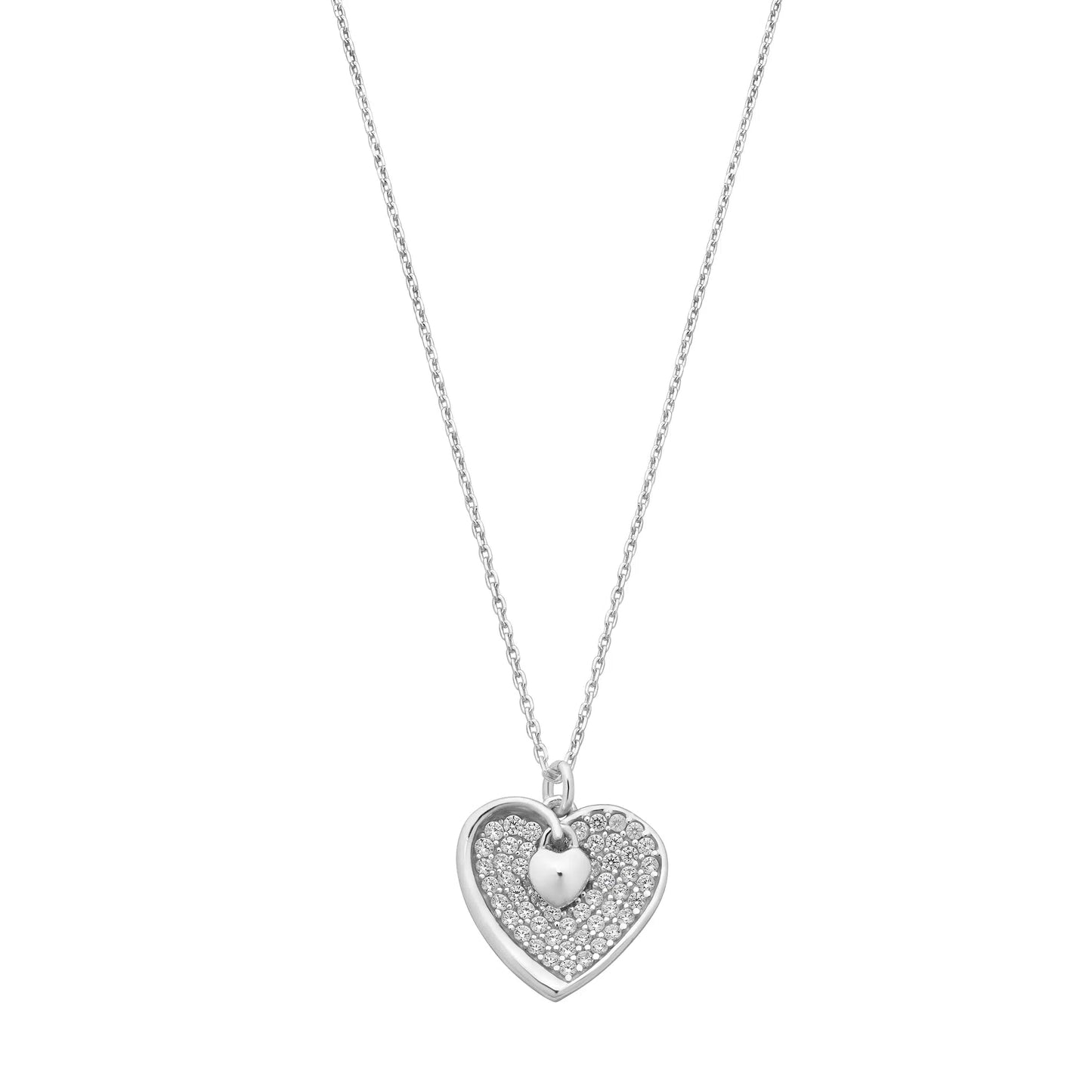 Sterling Silver Heart Necklace