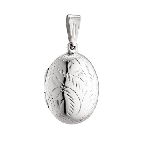 Sterling Silver Oval Locket
