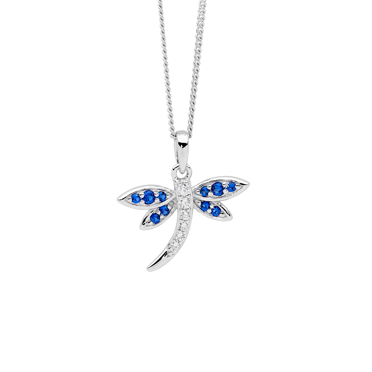 Sterling Silver Dragonfly Pendant