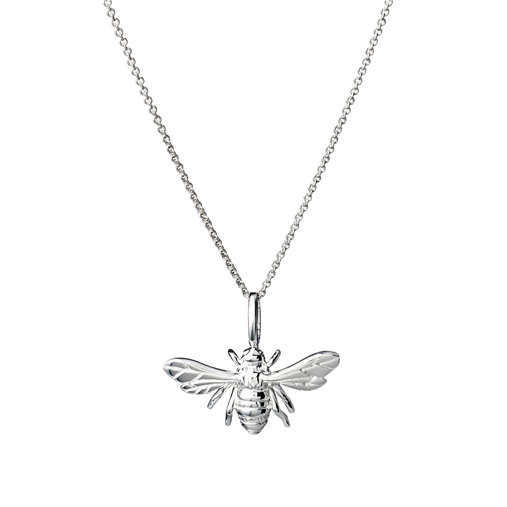 Sterling Silver Necklet with Bee Pendant