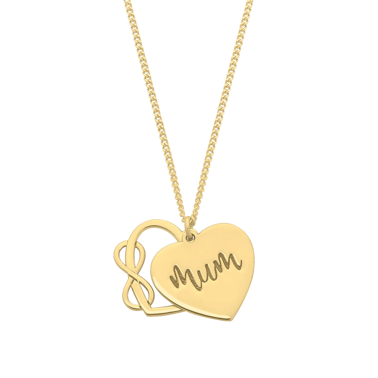 Sterling Silver Mum Necklace | Gold Plated