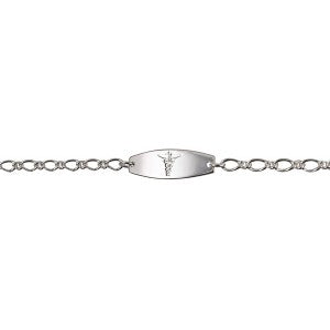 Sterling Silver Medical ID Bracelet