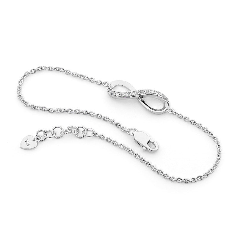 Sterling Silver Infinity Bracelet