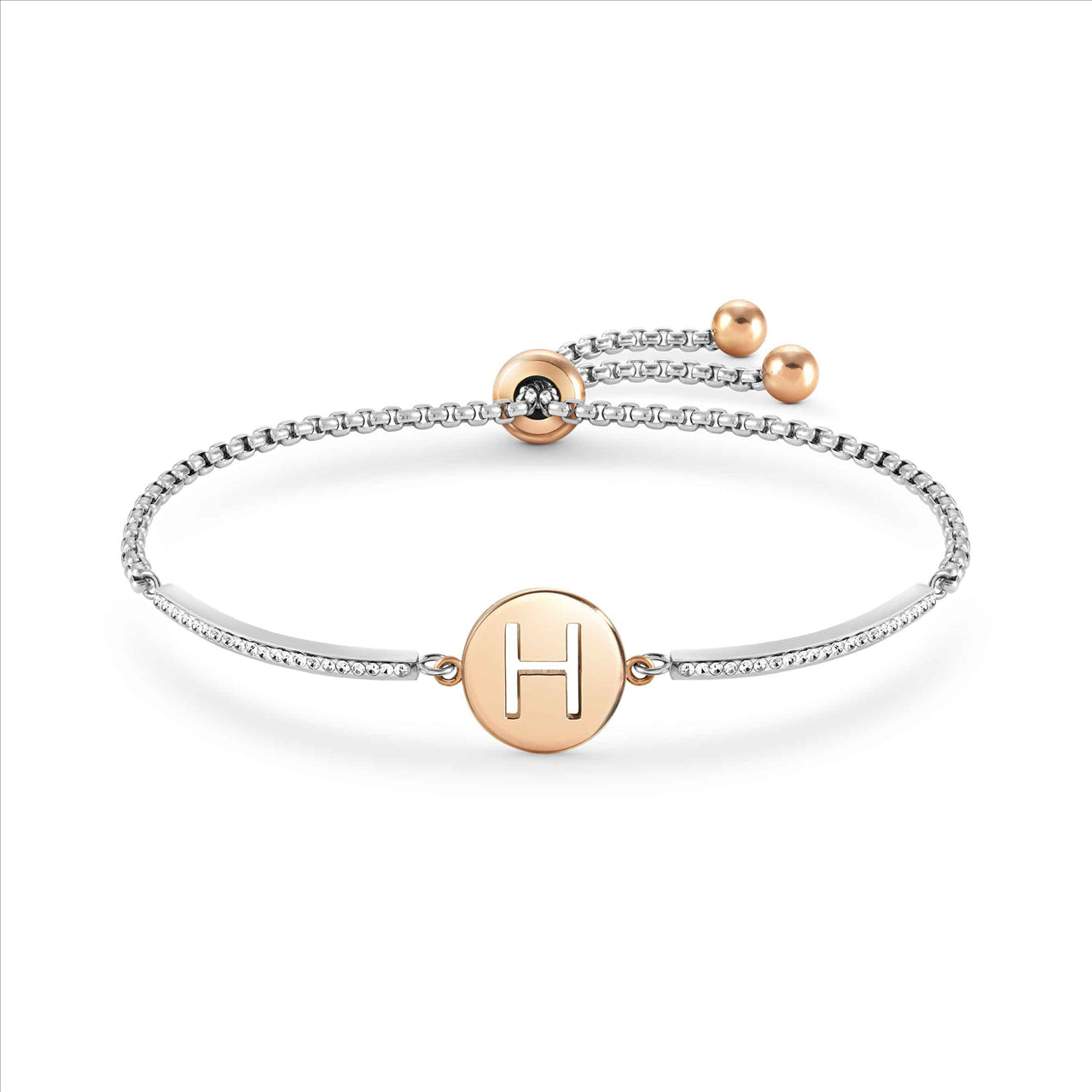 Milleluci 'H' Bracelet with Cubic Zirconia