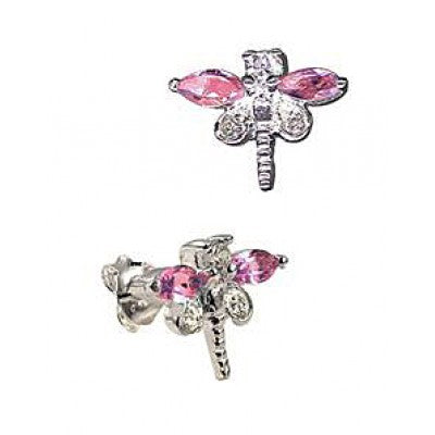 Sterling Silver Dragonfly Studs