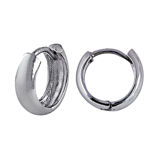 Sterling Silver Huggie Earrings