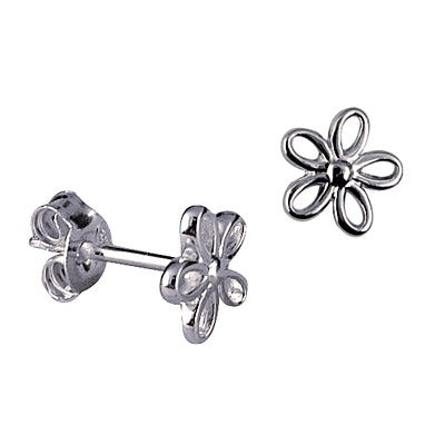 Sterling Silver Small Flower stud earrings