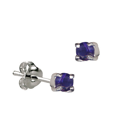 Sterling Silver 'September' Birthstone Earring