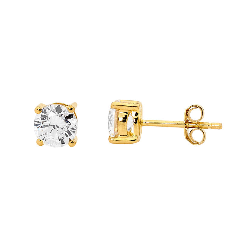 Sterling Silver Cubic Zirconia Studs