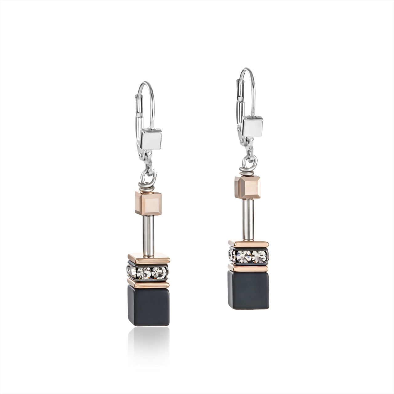 Coeur de Lion Geo-Cube Earrings