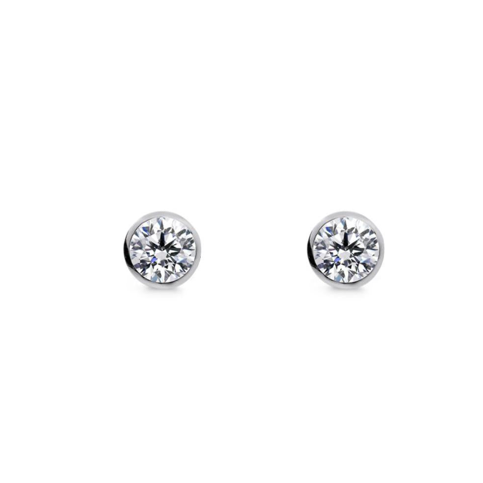 Sterling Silver Cubic Zirconia Studs