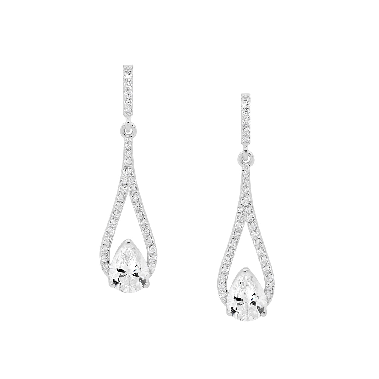 Sterling Silver Tear Drop Earrings