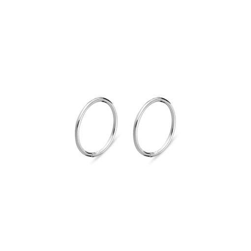 Sterling Silver Plain Sleeper | 10mm