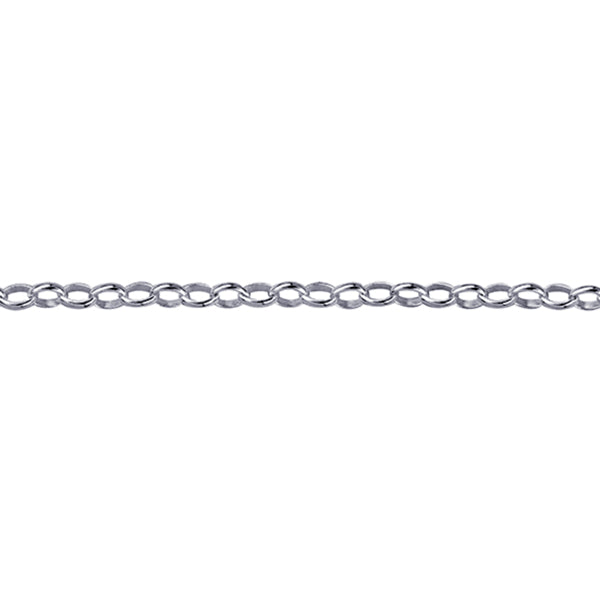 Sterling Silver Oval Belcher Chain